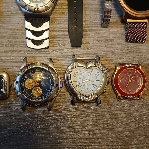 Huge Watch Lot of 25+ Mixed Brands Vintage & Modern Parts/Repair Untested-Box 48 main image 5